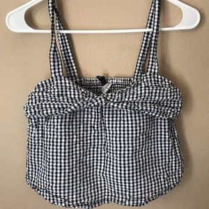 Gingham tank top